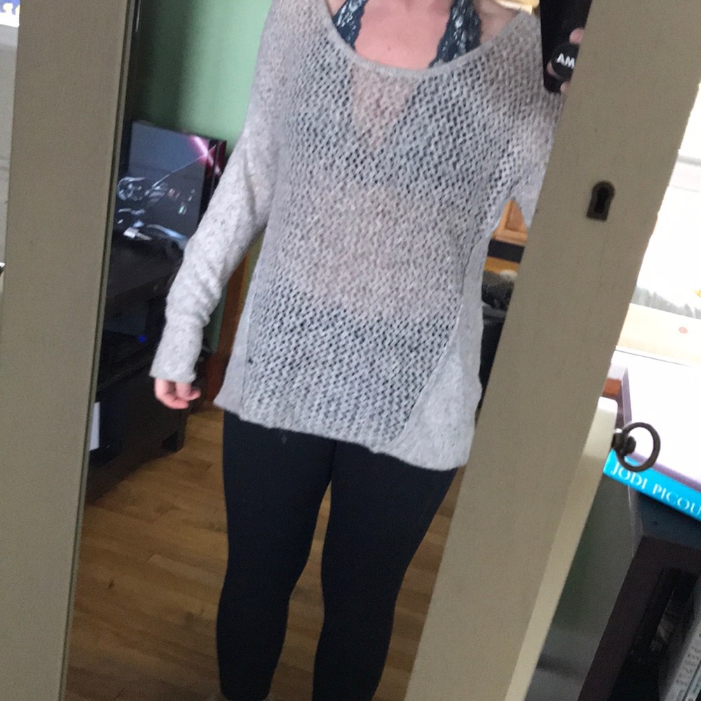 High low sweater